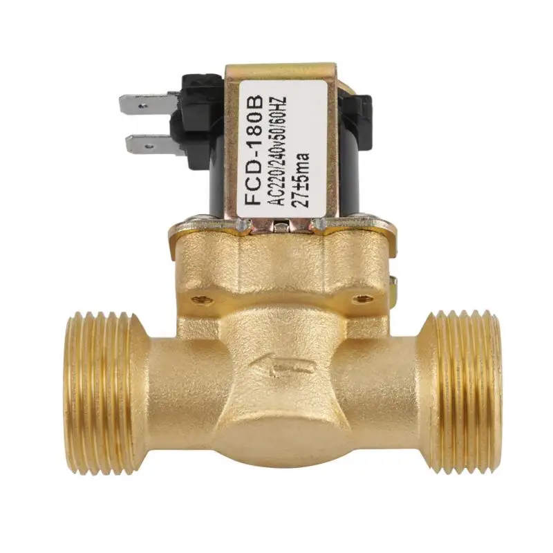 Электрический электромагнитный клапан G3/4 2 Way впускную водопроводную N/C обычно закрыт Электрический электромагнитный клапан AC 220/240V FCD-180B