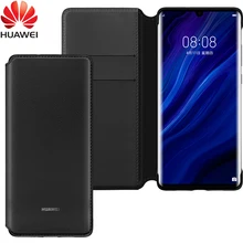 Чехол-бумажник для huawei P30 Pro, Официальный чехол из искусственной кожи с защитой от сна и пробуждения, чехол для huawei P30, чехол P30 Pro с откидной крышкой