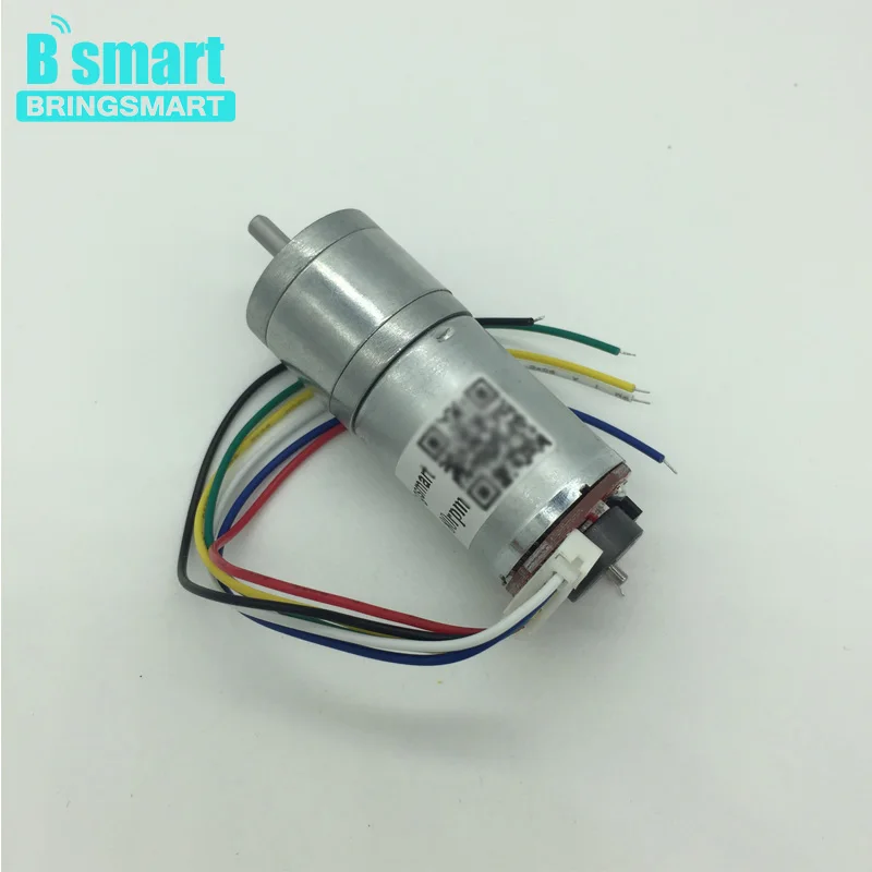

Bringsmart JGA25-371 DC 12 Volt Motors with Encoder Gear Motor for High Torque Mini Electric Motor Micro Electric Parts DIY