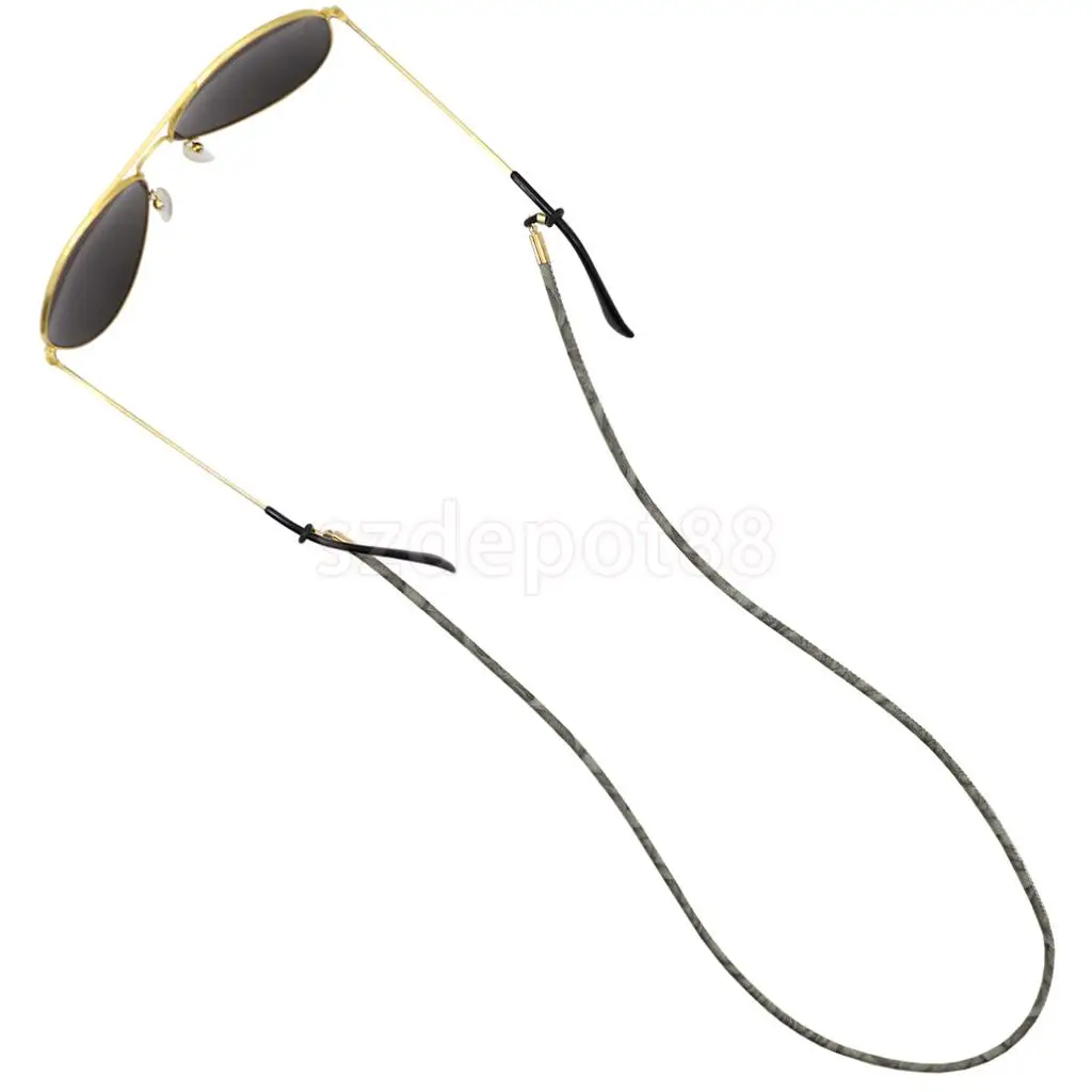 Eyeglasses Chain Sunglasses Rope Anti-slip PU Leather Spectacles String Holder Eyewear Reading Glasses Eyewear Cord 