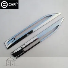 Free shipping For Landwind X7 Side lamp,lamp stickers,bright silver,fender trim,The exterior door lamp box fender post refit