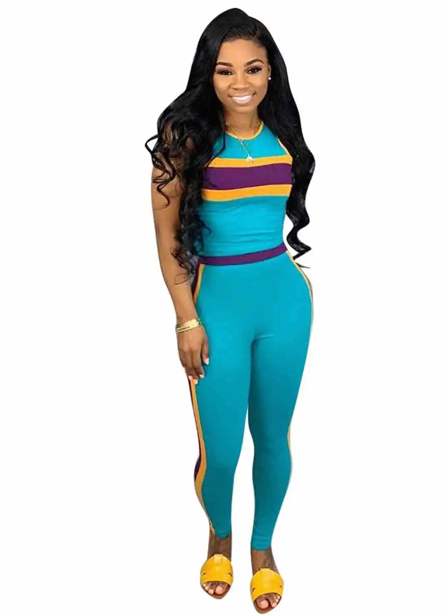 Contrast-Color-Striped-Sleeveless-Pant-Set (2)