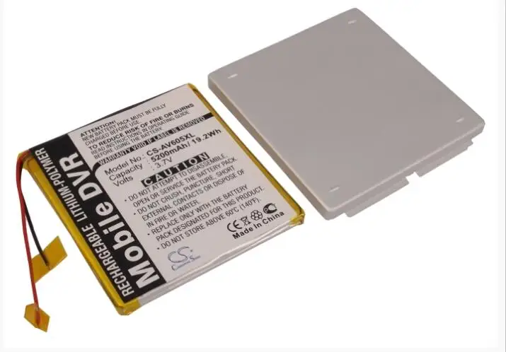 Cameron sino 5200 mAh Батарея для ARCHOS AV605 120 GB AV605 Wi-Fi 120 GB MP3, MP4, аккумулятор pmp