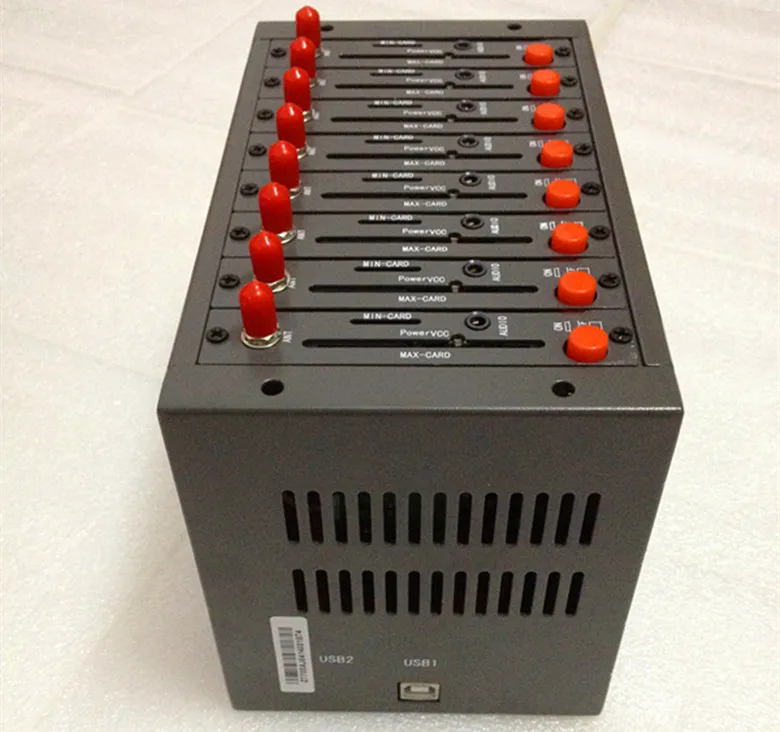 8 Channel WAVECOM GSM GPRS MODEM pool Q2403 usb modem for sms broadcaster