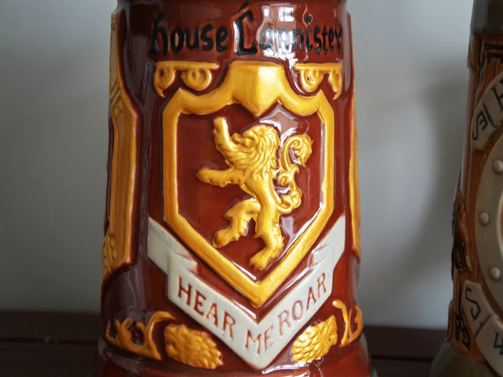 Аниме Игра престолов Пивная кружка чашка подписи Steins House Stark Lannister Targaryen Baratheon 22 oz Керамическая Пивная кружка STEIN