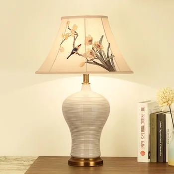 

TUDA 65X44cm Free Shipping LED Table Lamp For Living Room Simple Modern European Style Table Lamp Fashion Ceramic Table Lamp E27