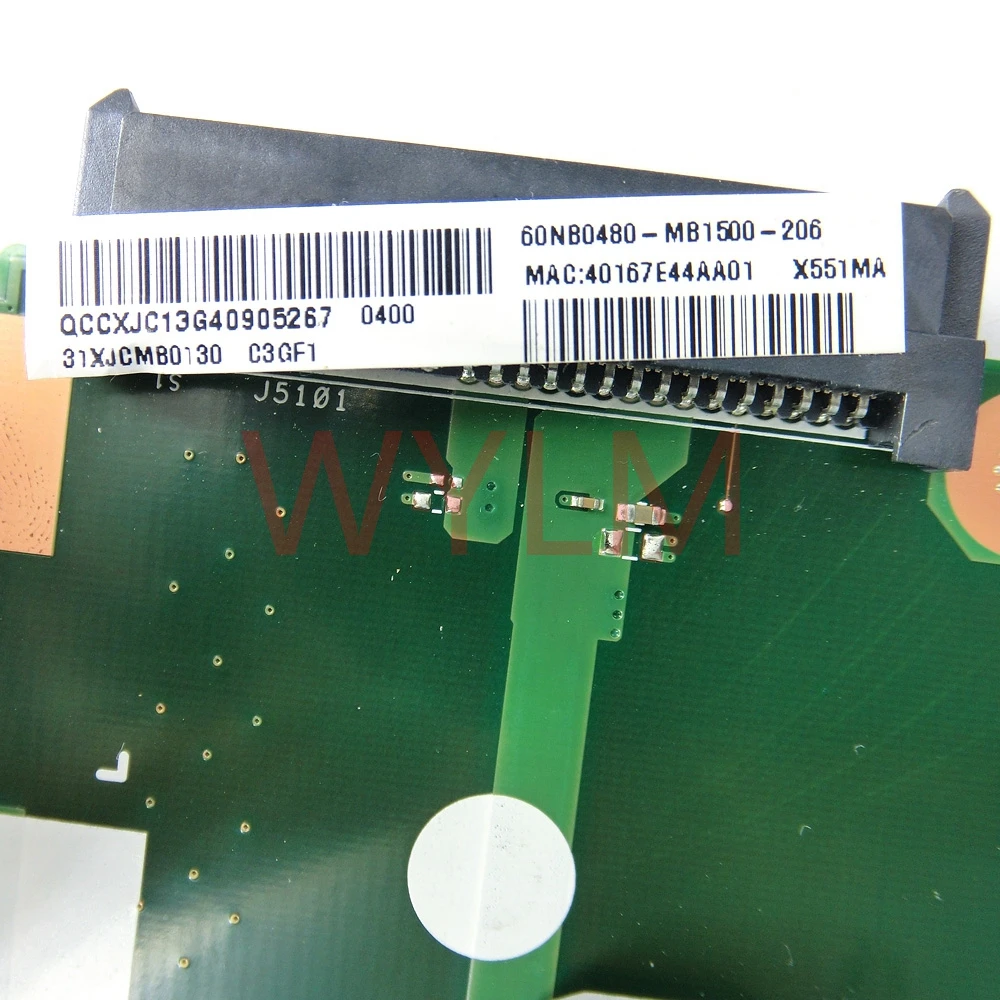 X551MA مع N2830 CPU REV 2.0 اللوحة ل ASUS X551MA X551M اللوحة المحمول اللوحة الرئيسية 60NB0480-MB1500-206 شحن مجاني