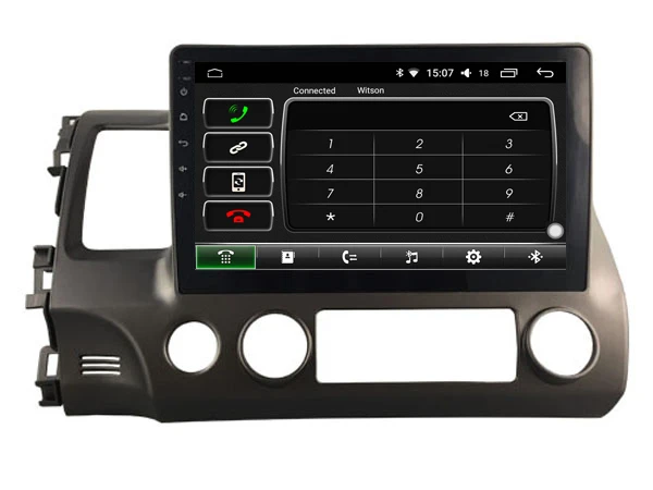 Excellent OTOJETA DSP stereo carplay android 8.1.2 car radio for honda CIVIC (LHD) Gps navigation Ips screen video player tape recorder 5