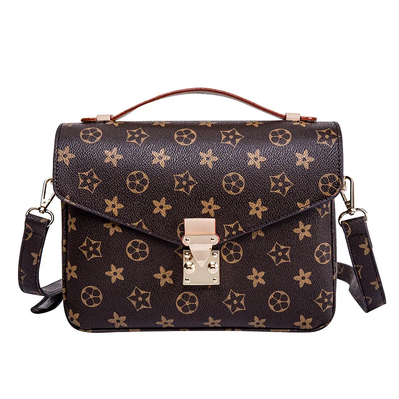 

Women's bag 2019 spring new fashion shoulder bag printing diagonal cross-flow PU handbag