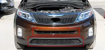 

2Pcs Black plastic Front Bumper Radiator Grille For Kia Sorento 2013