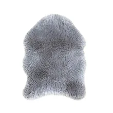 Домашний Декоративный Ковер из мягкой искусственной шерсти коврик из овчины покрытие стула искусственная шерсть Теплый Ковер с длинным ворсом подушка для сиденья новая подушка