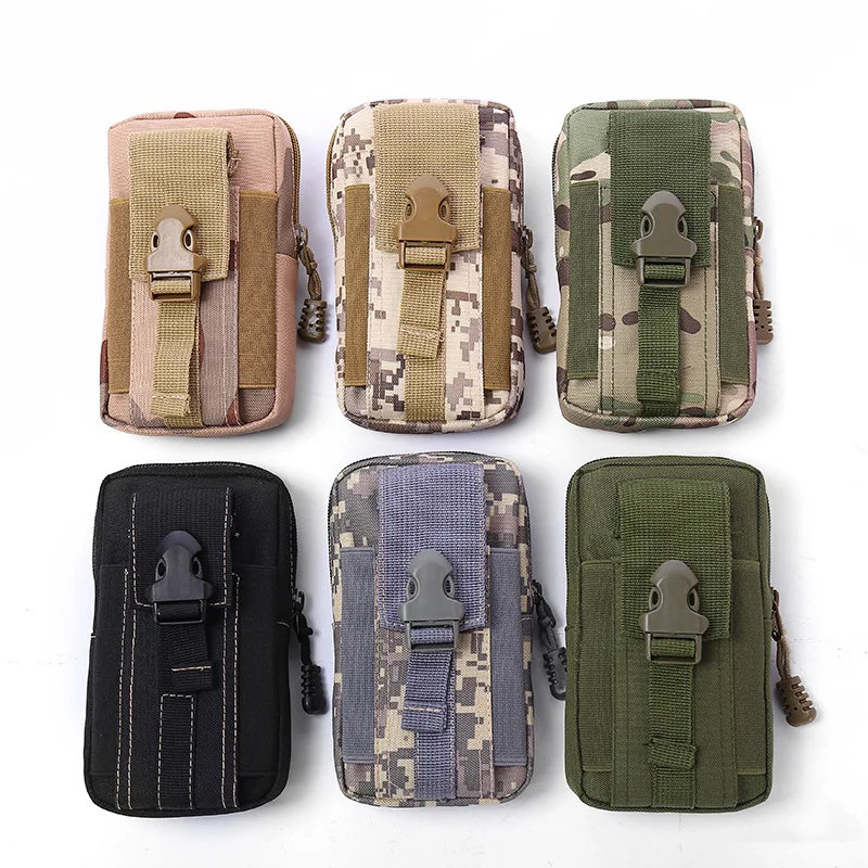 

Men Waist Pack Bag Pouch camouflage multicolor Belt Waist Packs Nylon Mobile Phone Waist Bags Multifunction waist bag for men