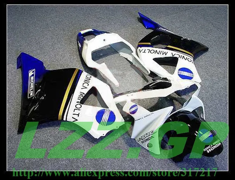 Белый Синий BLK обтекатель для HONDA CBR 954 RR 02 03 954RR 2002 2003 CBR900RR части обтекателя