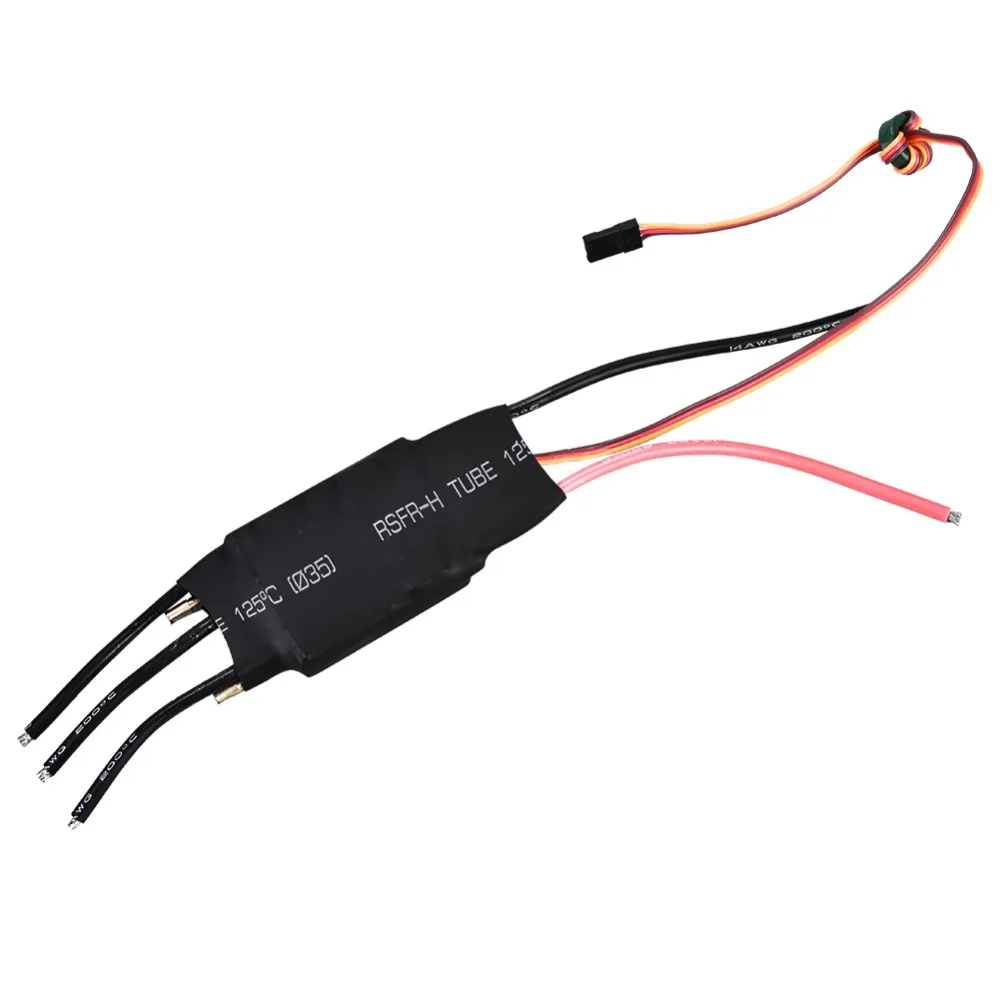 Waterproof Brushless ESC 60A Water Cooling Electronic Speed Controller with 5V//3A UBEC for RC Boat Models Part Watercooled ESC