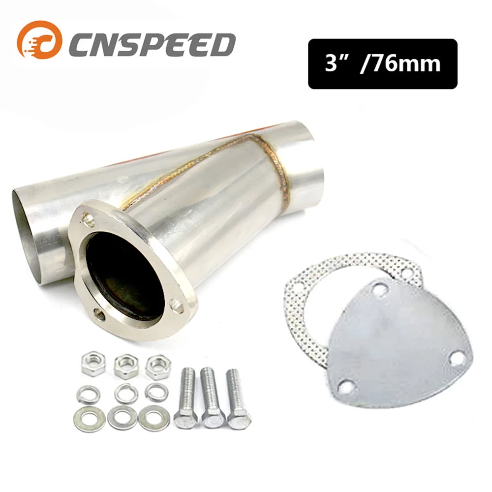 Выхлопная труба из нержавеющей стали CNSPEED 304 y образный колпачок (2 25 дюйма/57 мм 2 5