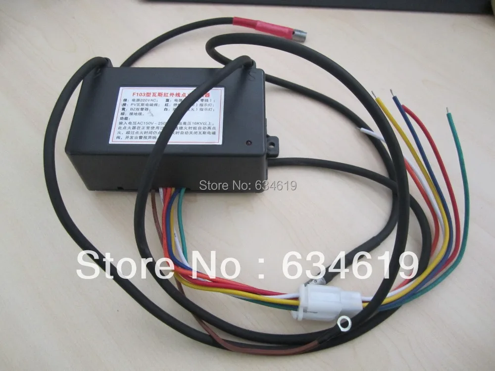 US $160.00 220V 110V Gas Ignition Spark Control Module Black Box Gas Lighting Unit Automatic Eletronic Gas Igniter Distributor