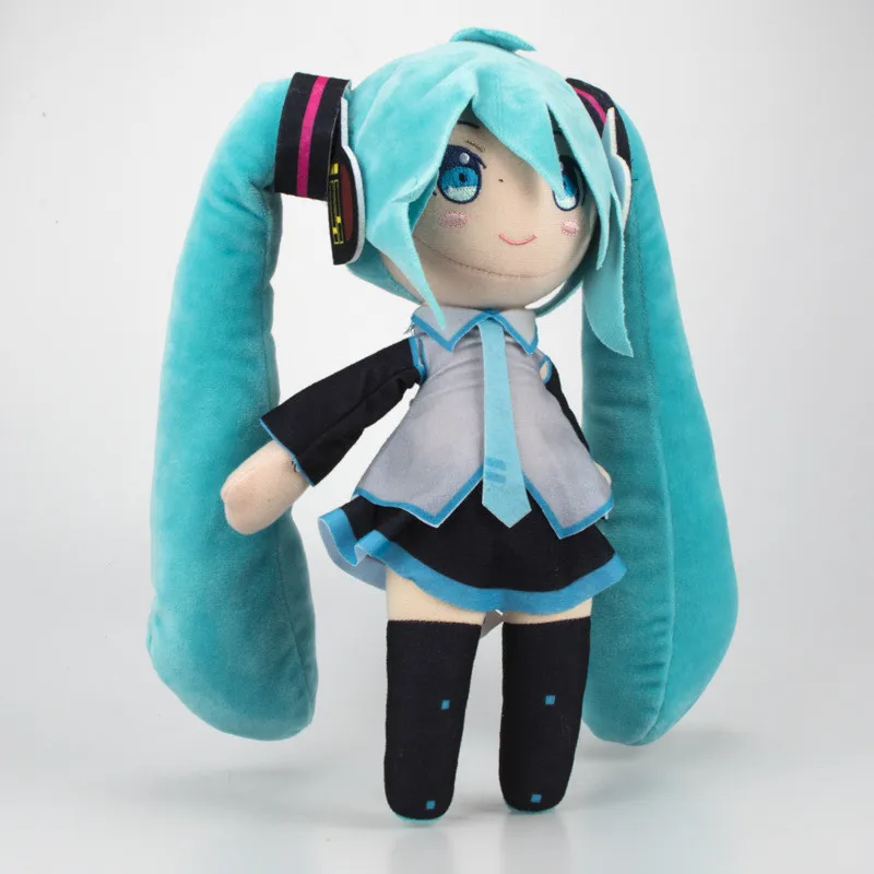 Anime Hatsune Miku Plush Toys Dolls Vocaloid Hatsune Miku Stuffed Doll Pillow Cosplay Toy Gift 33cm  (4)