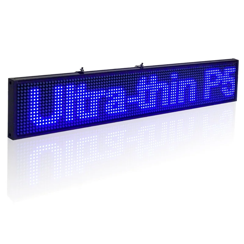  7.8x40inch Wifi Wireless Remote Scrolling LED Sign Programmable Message BoardWorking with Smartphon