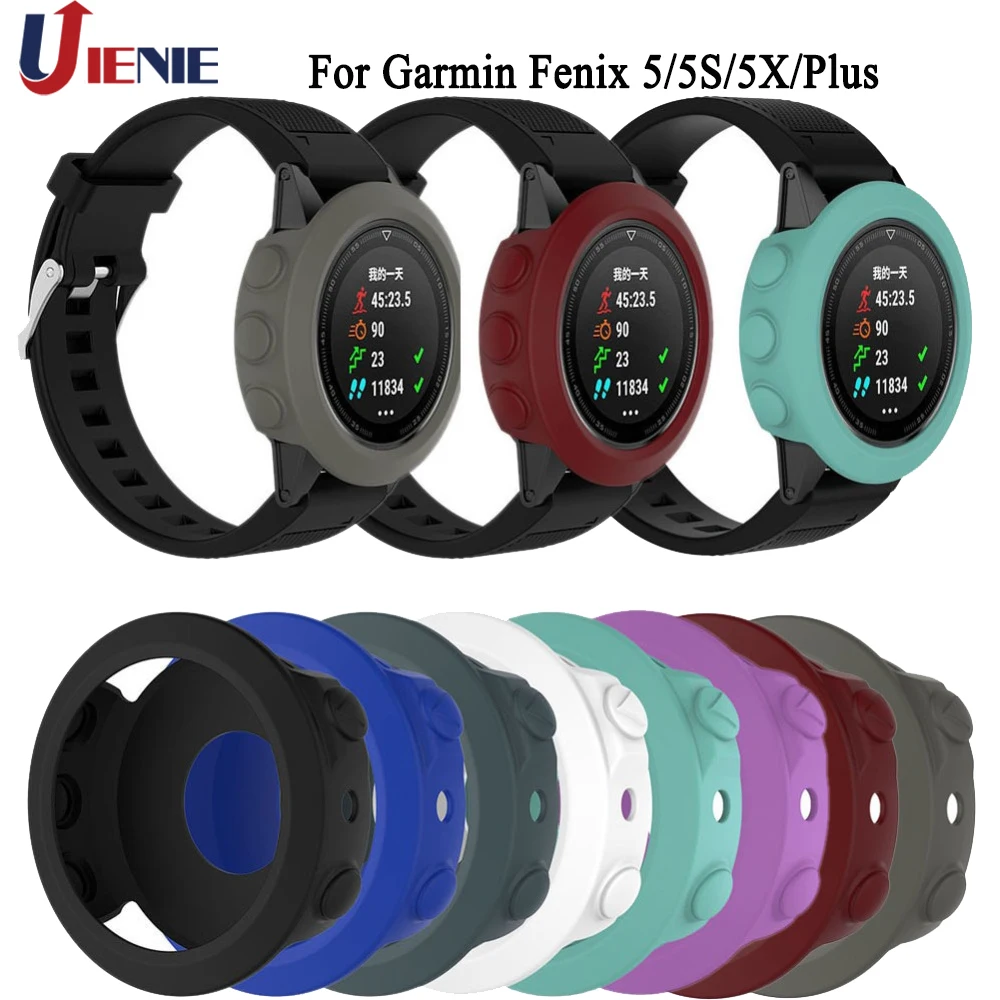 Силиконовый защитный чехол для Garmin Fenix 5/5S/5X Plus Смарт часы браслет Защитный