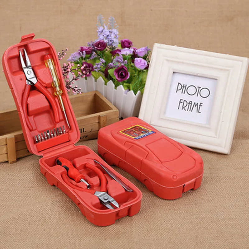 

Multi-purpose Car shape combination toolbox model tool set Professional Electrician Repair hardware Tool