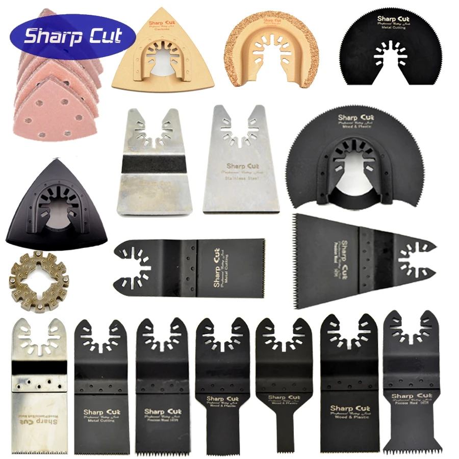 

Free Shipping: 42pcs/set Oscillating Multi Tool Saw Blades Accessories For Fein Multimaster Renovator Power Tool Metal Wood Cut