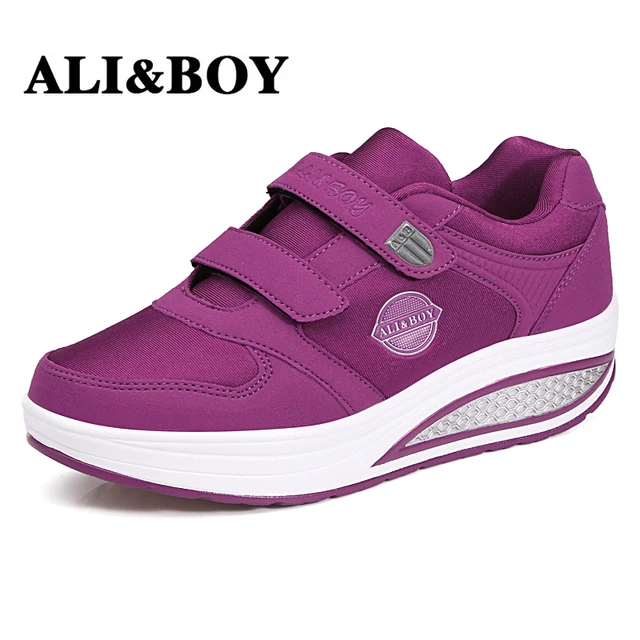 US $23.39 40% OFF|ALI & BOY laufen Outdoor Fitness Schaukel Plattform Keil Schuhe Dame Verlieren Gewicht Turnschuhe frühling herbst leder schaukel US $23.39 40% OFF|ALI & BOY laufen Outdoor Fitness Schaukel Plattform Keil Schuhe Dame Verlieren Gewicht Turnschuhe frühling herbst leder schaukel