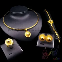 2016 fashion India bridal flower jewelry sets new alloy jewelry set fashion cheap jewelry sets