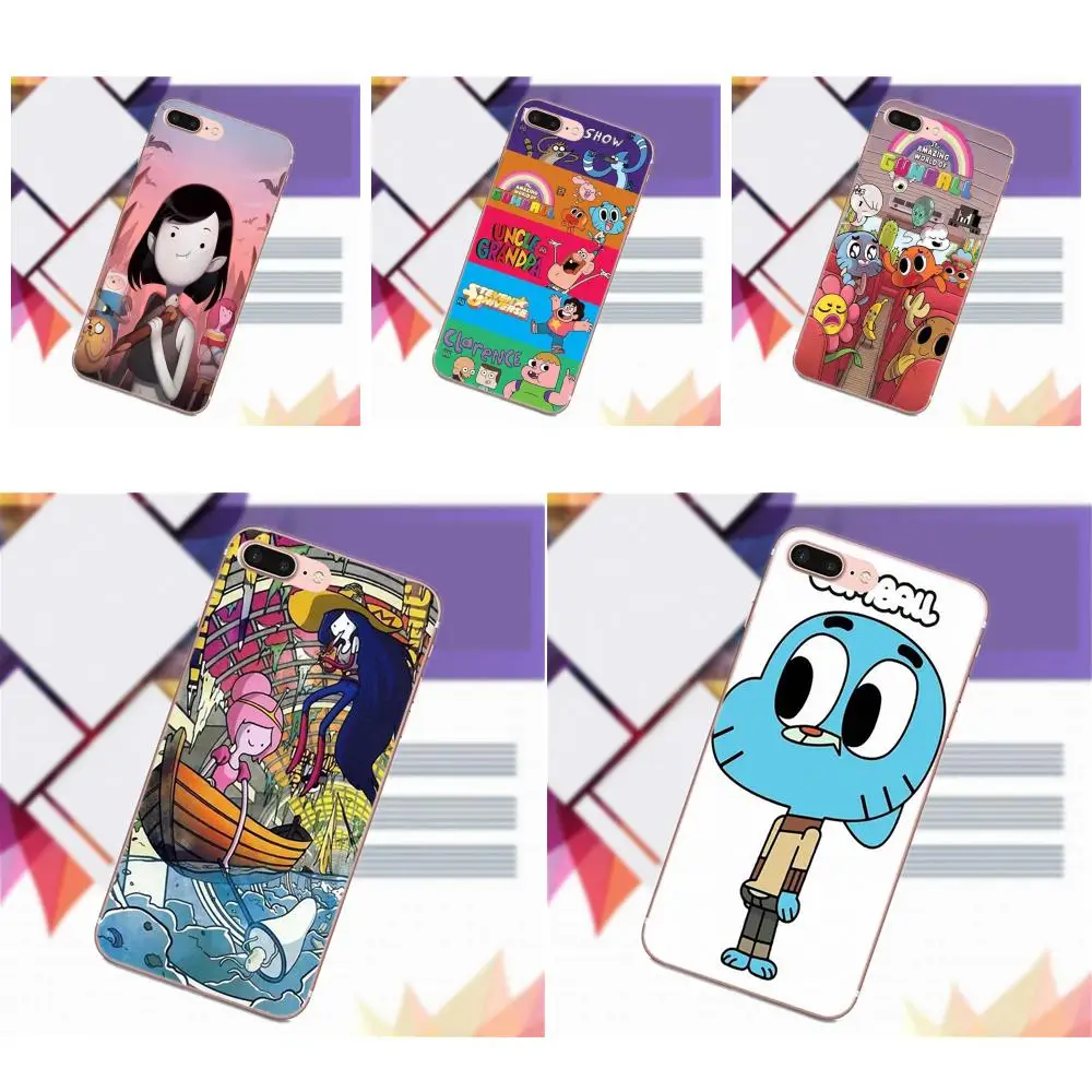 

Vvcqod Cute Cartoon Network Soft TPU Case Cover For Apple iPhone 4 4S 5 5C 5S SE 6 6S 7 8 Plus X For Moto G G2 G3