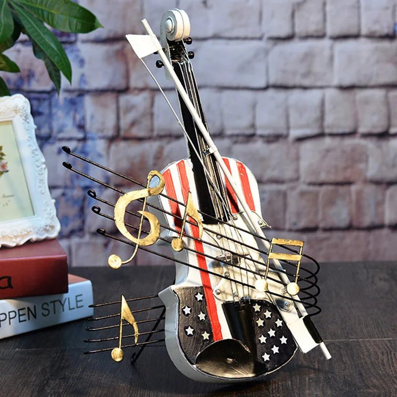 

Newly Retro Violin Model Creative Home Ornament Decoration Souvenir