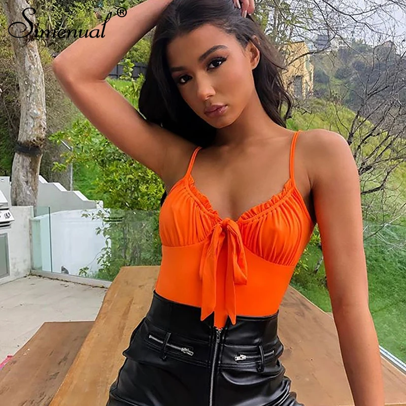 Simenual V الرقبة Ruched الإناث داخلية واحدة قطعة جنسي ساخن النيون ارتداءها ربطة القوس فيونكة نحيل أكمام وزرة حزام عارية الذراعين ضئيلة Simenual V الرقبة Ruched الإناث داخلية واحدة قطعة جنسي ساخن النيون ارتداءها ربطة القوس فيونكة نحيل أكمام وزرة حزام عارية الذراعين ضئيلة