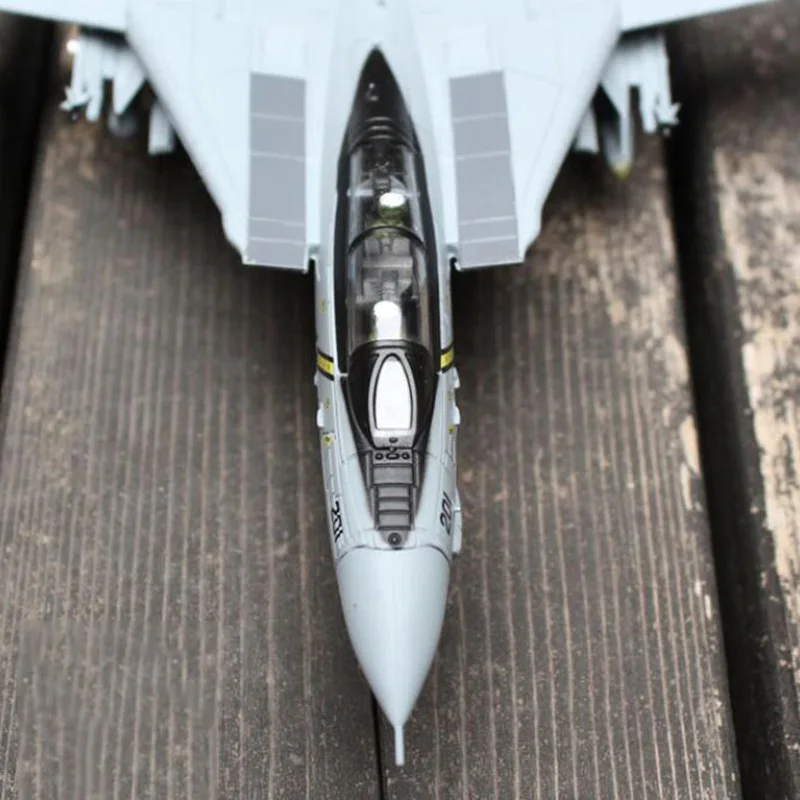 1/100 масштаб военная модель игрушки F14 Tomcat F-14A/B AJ200 VF-84 истребитель ВМС США ВВС литой металлический самолет модель игрушки