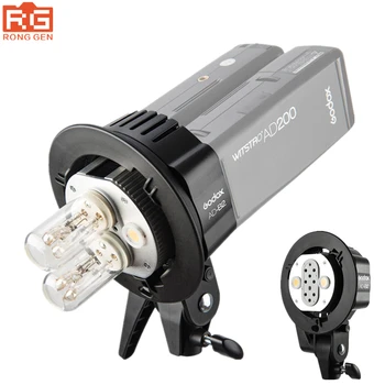 

Godox AD-B2 Bowens Mount for AD200 Portable Flash Speedlite 400W power output Dual Head Light Tubes Bracket