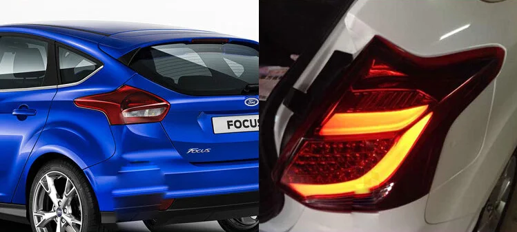 Автомобильный Стайлинг для 2012 2013 2014 года FORD Focus 3 хэтчбек Светодиодная лента