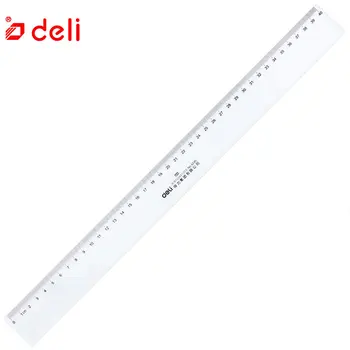 

Deli 20cm/40cm 1PC Plastic Ruler Triangle Measuring Ruler Student Stationery for Drawing Math Geometry School Supplies