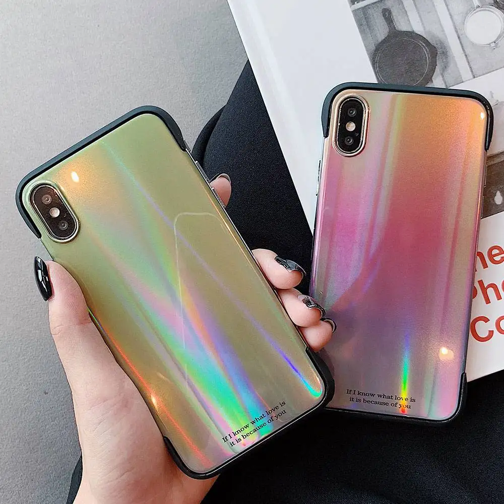 KISSCASE Gradient Silicone Phone Case For iPhone 7 8 XR X XS MAX Soft TPU Cases Plus Matte Back Covers |