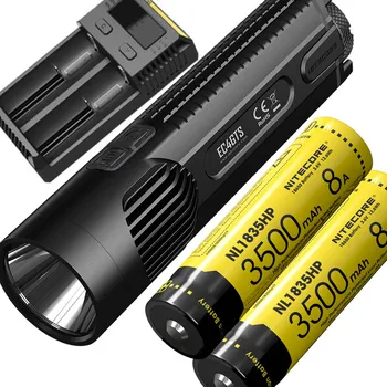 

NITECORE EC4GTS Tactical Flashlight Kit Cree XHP35 HD max 1800 lumen searchlight beam throw 396 meter outdoor handheld torch