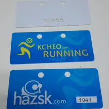 1300 шт Качество многоразовые пластиковые uhf rfid-бирки обуви обеспечивают печать на заказ для спортивного мероприятия времени