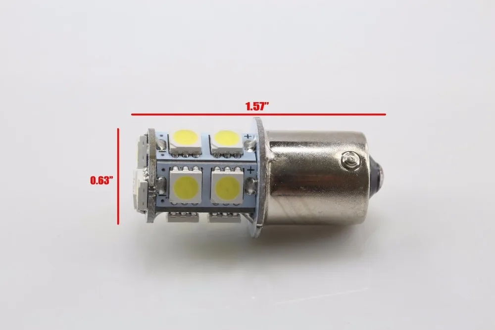 Белого и синего цвета, цвета-красный, желтый, 1156 BA15S P21W светодиодный RV Кемпер трейлер 1141 интерьер Светильник лампы 13 SMD 12V 24V