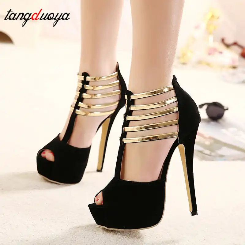 zapatillas tacón alto