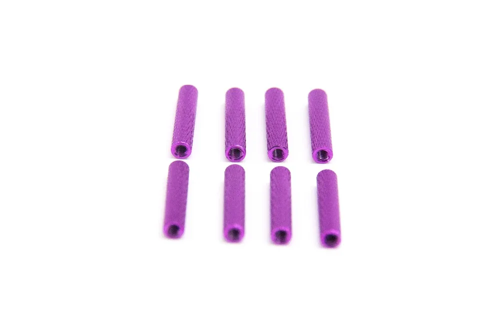 

TCMM Martian II 3 inch M3*25mm Textured Aluminum Standoff Purple for RC Drone FPV Quadcopter Multicopter Part Accs