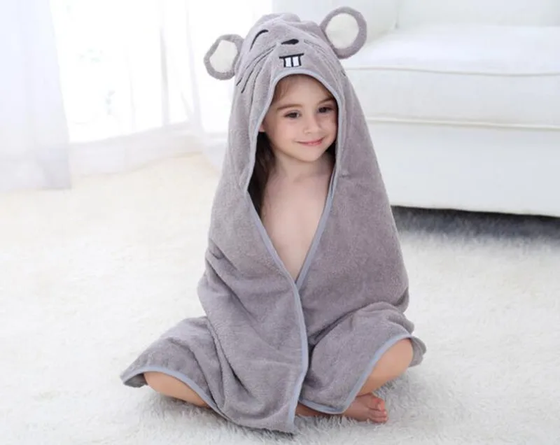 COOTELILI Animal Sleepwear Robes Cartoon Hoodies Pyjama Baby Sleep Cotton Pijamas Infantil Bath Robe Kids Baby Girls Clothes (5)