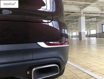 

Lapetus Accessories Fit For Porsche Cayenne 2018 - 2020 Side Rear Tail Trunk Fog Light Lamp Eyelid Frame Molding Cover Kit Trim