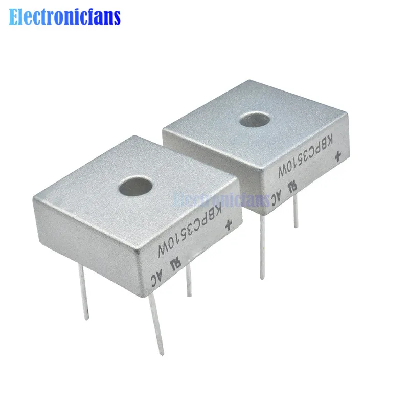 

10PCS Diode Bridge Rectifier KBPC3510W KBPC3510 35A 1000V 4Pin Bridge Rectifier