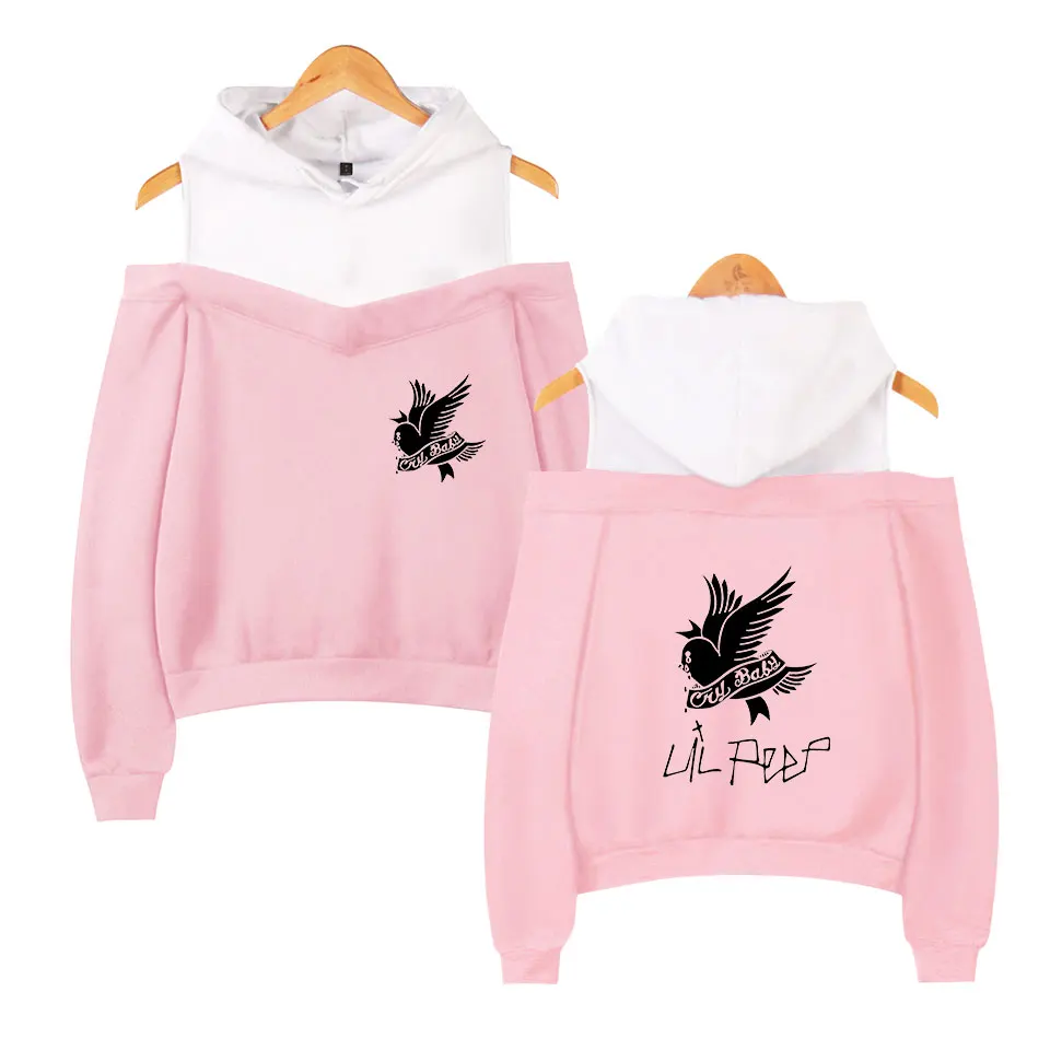Lil Peep Emo Hip-Hop Hoodies Sweatshirt Genius Lyrics Cry Baby Gedrukt Sweatshirt Plus Maten Voor Women Casual Fleece Streetwear