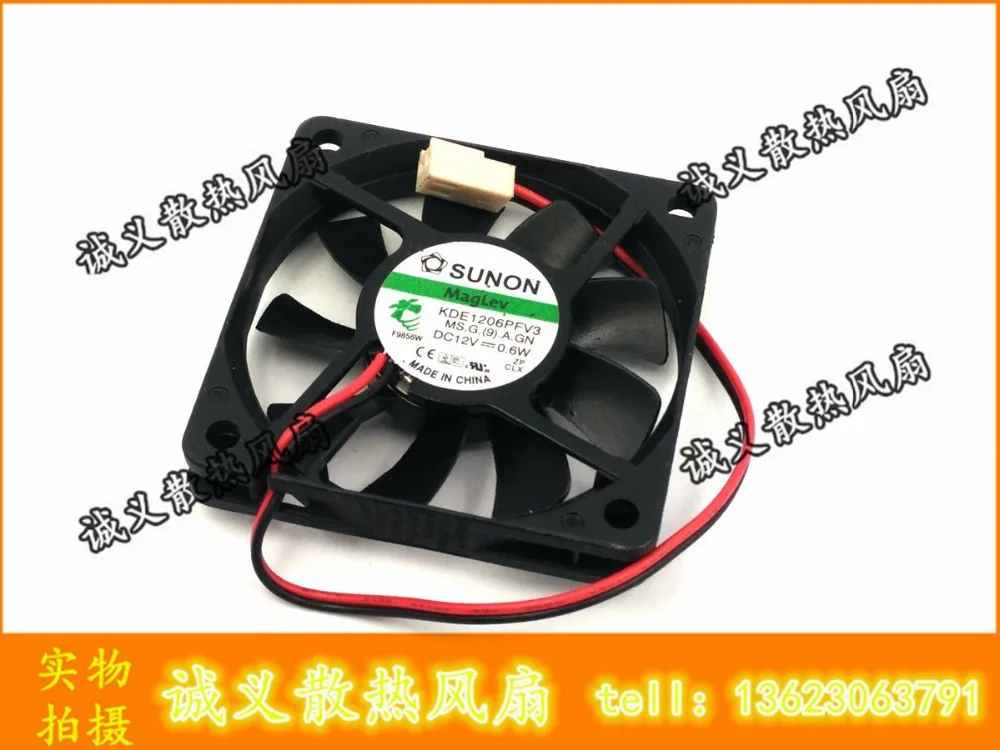 KDE1206PFV3 оригинальный вентилятор охлаждения ADDA 6010 0 6 Вт см Maglev silence|cooling fan|original