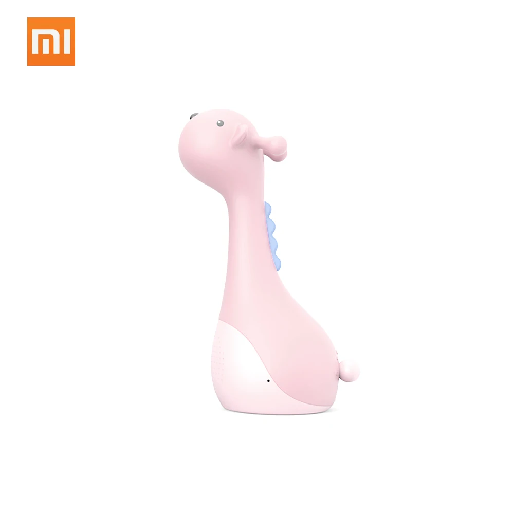 Xiaomi Smart Baby погремушки Прорезыватель кукла кольцо колокольчик звук образовательная история музыкальный динамик игрушка палочки детские игрушки Gutta молярные бары - Цвет: Розовый