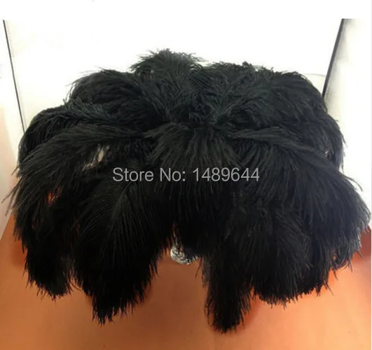 

Magic price! 20pcs14-16 inches / 35-40cm natural black ostrich feathers and a large wedding party decoration