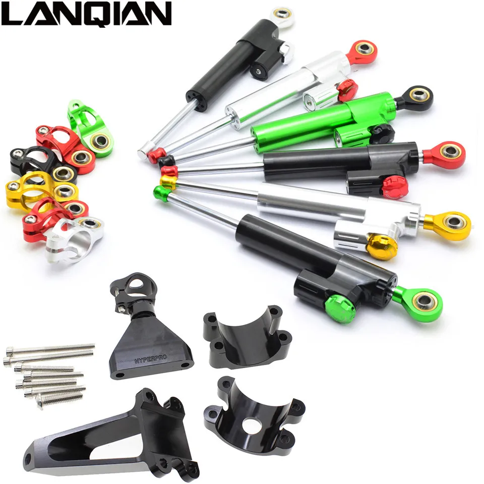 

Motorcycle Adjustab Steering Stabilizer Moto Damper with bracket For HONDA CBR600 F4i 1999 2000 2001 2002 2003 2004 CBR 600 F4i