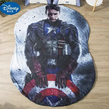 

Disney Avengers Captain America Blankets Summer Thin quilt Bedding Children Boy Adult Home Bedroom Decoration Gifts