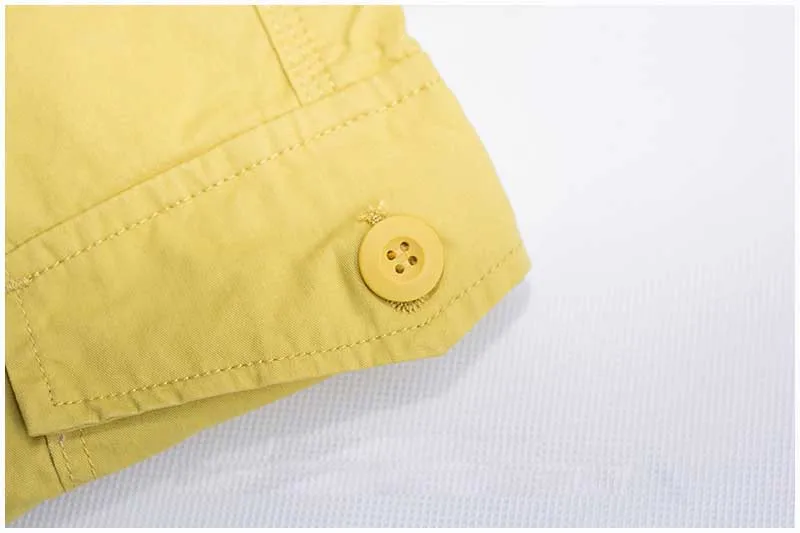 Модные летние мужские шорты Карго с несколькими карманами хлопковые тонкие повседневные короткие камуфляжные прямые Свободные мешковатые хип-хоп бордшорты
